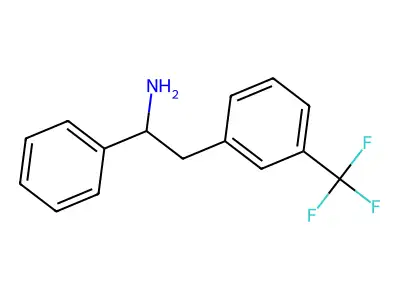 Phenethylamine, alpha-phenyl-m-trifluoromethyl- structure