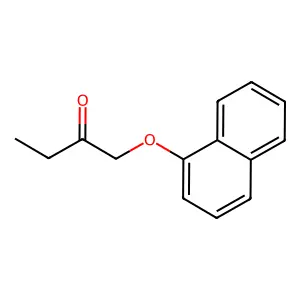 2-Butanone, 1-(1-naphthyloxy)- structure