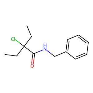 Butyramide, N-benzyl-2-chloro-2-ethyl- structure