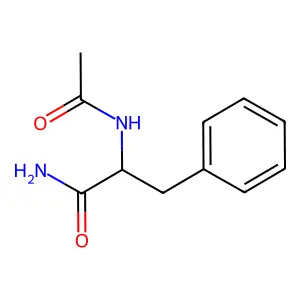 乙酰基苯丙氨酰胺 structure