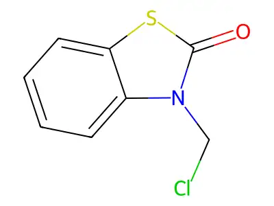 3-(Chloromethyl)-1,3-benzothiazol-2(3H)-one structure