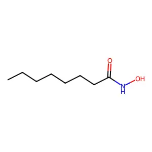 辛酰羟肟酸 structure