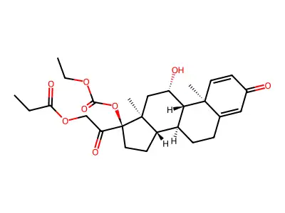 潑尼卡酯 structure