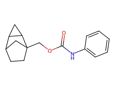 Carbanilic acid, (tricyclo(3.2.1.0(sup 2,4)octyl))methyl ester structure
