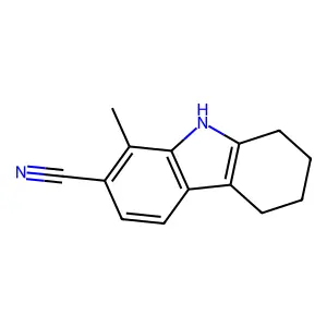 5,6,7,8-Tetrahydro-1-methyl-carbazole-2-carbonitrile structure