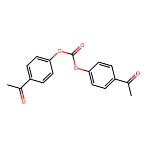 Di-4'-hydroxyacetophenone carbonate structure