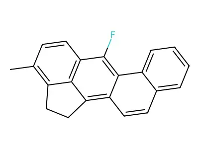 Cholanthrene, 6-fluoro-3-methyl- structure