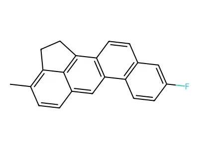 9-Fluoro-3-methylcholanthrene structure