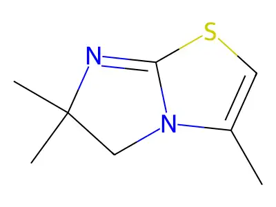 3,6,6-Trimethyl-5,6-dihydroimidazo[2,1-b]thiazole structure