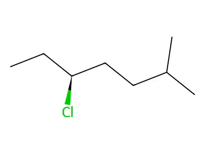 1-Chloro-6-methylheptane structure