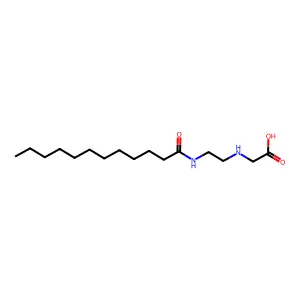 Glycine, N-[2-[(1-oxododecyl)amino]ethyl]- structure