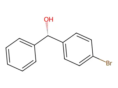 (S)-(4-bromophenyl)(phenyl)methanol structure