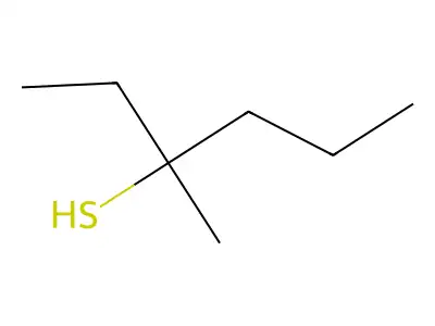 3-Methyl-3-hexanethiol structure