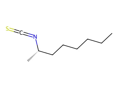 2-Isothiocyanatooctane structure