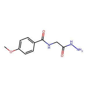 N-(2-Hydrazino-2-oxoethyl)-4-methoxybenzamide structure