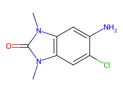 5-Amino-6-chloro-1,3-dimethyl-1H-benzo[d]imidazol-2(3H)-one structure