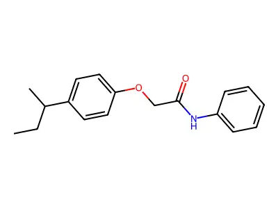 2-(4-sec-butylphenoxy)-N-phenylacetamide structure