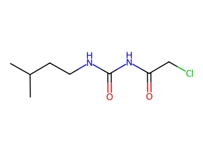 3-(2-Chloroacetyl)-1-(3-methylbutyl)urea structure