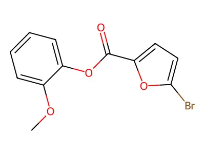 2-Methoxyphenyl 5-bromo-2-furoate structure