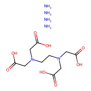 Glycine, N,N'-1,2-ethanediylbis(N-(carboxymethyl)-, ammonium salt (1:?) structure