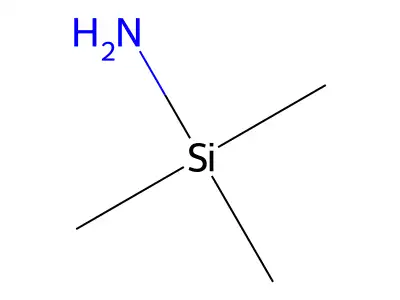 (Amino(dimethyl)silyl)methane structure