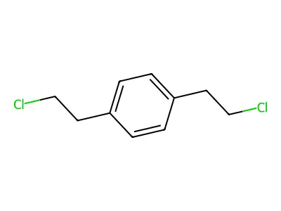 1,4-Bis(2-chloroethyl)benzene structure