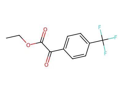 Ethyl alpha-oxo-4-(trifluoromethyl)benzeneacetate structure