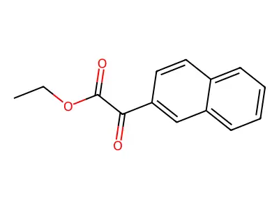 Ethyl 2-naphthoyl formate structure