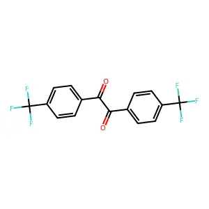 Ethanedione, bis[4-(trifluoromethyl)phenyl]- structure