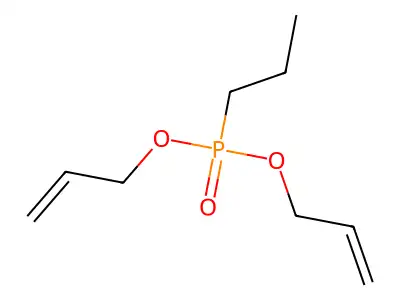 Phosphonic acid, propyl-, diallyl ester structure