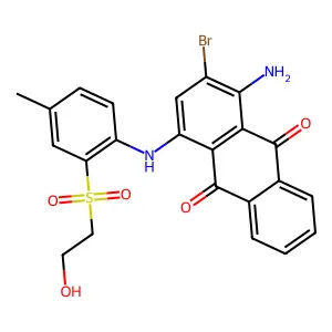 Modr Alizarinova Cista B structure
