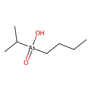 Arsine oxide, butylhydroxyisopropyl- structure