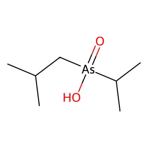 羟基异丁基异丙基氧化胂 structure