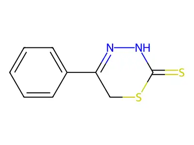 5-Phenyl-3,6-dihydro-1,3,4-thiadiazine-2-thione structure