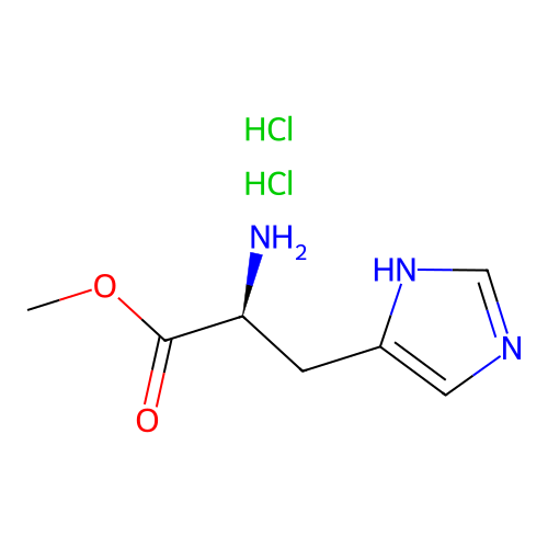 Methyl L-histidinate dihydrochloride structure