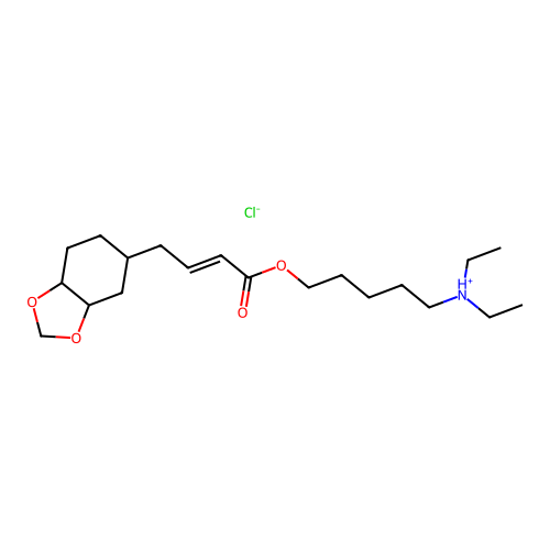 Piperonyl-acrylate du diethylamino pentanol chlorhydrate [French] structure