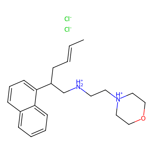 C22H30NO.2ClH.1/2H2O structure