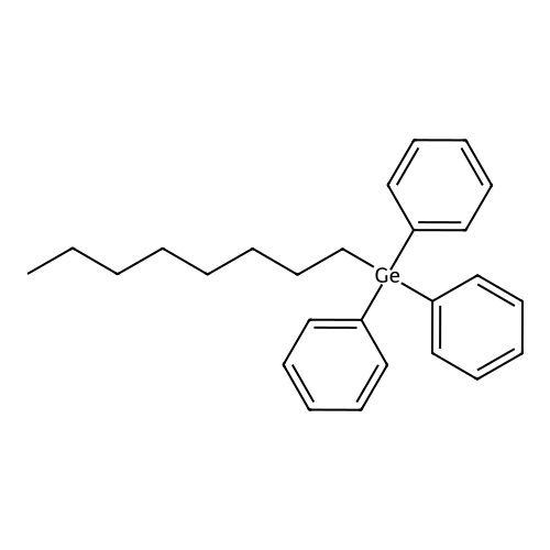 Octyltriphenylgermane structure