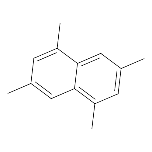 Naphthalene, 1,3,5,7-tetramethyl structure