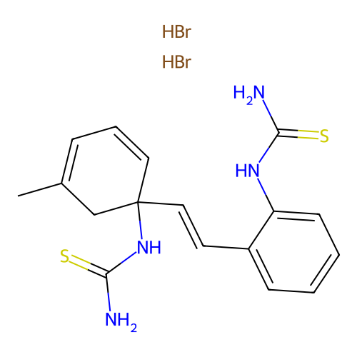 Pseudourea, 2,2'-(methylethylene)bis(1-phenyl-2-thio- structure
