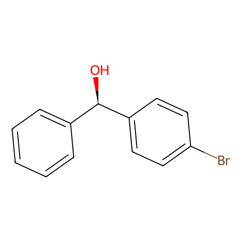 (r)-(4-Bromophenyl)(phenyl)methanol structure