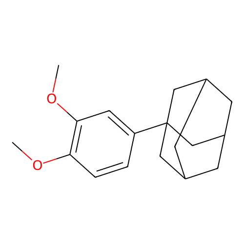 4-Adamantanyl-1,2-dimethoxybenzene structure