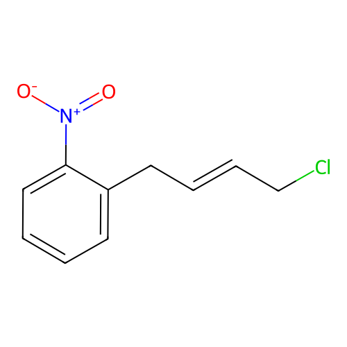 1-[(E)-4-chlorobut-2-enyl]-2-nitrobenzene structure