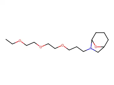 8-Oxa-6-azabicyclo(3.2.1)octane, 6-(3-(2-(2-ethoxyethoxy)ethoxy)propyl)- structure