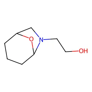 8-Oxa-6-azabicyclo(3.2.1)octane, 6-(2-hydroxyethyl)- structure