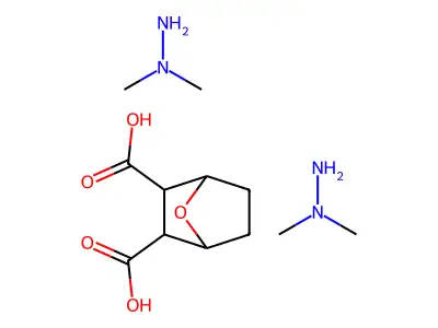 Aqueous solution of bis(N,N-dimethyl-hydrazinium)-3,6-endoxohexahydrophthalate structure