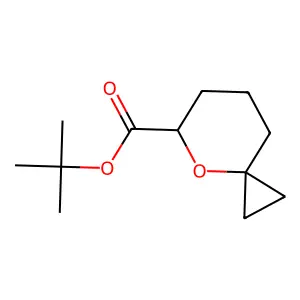 1-Oxaspiro(2,5)octane-2-carboxylic acid, tert-butyl ester structure