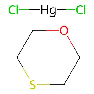 1,4-氧硫杂环己烷与氯化汞复合物 structure