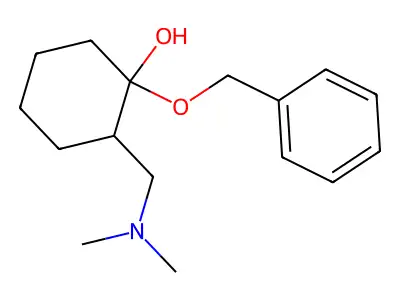 Cyclohexanol, 1-benzyloxy-2-(dimethylaminomethyl)- structure