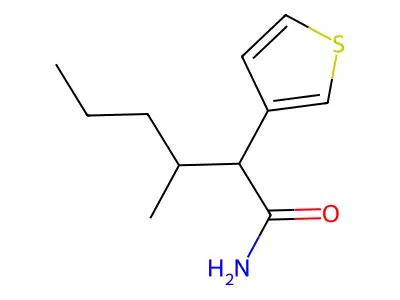 3-Methyl-2-(thiophen-3-yl)hexanimidic acid structure